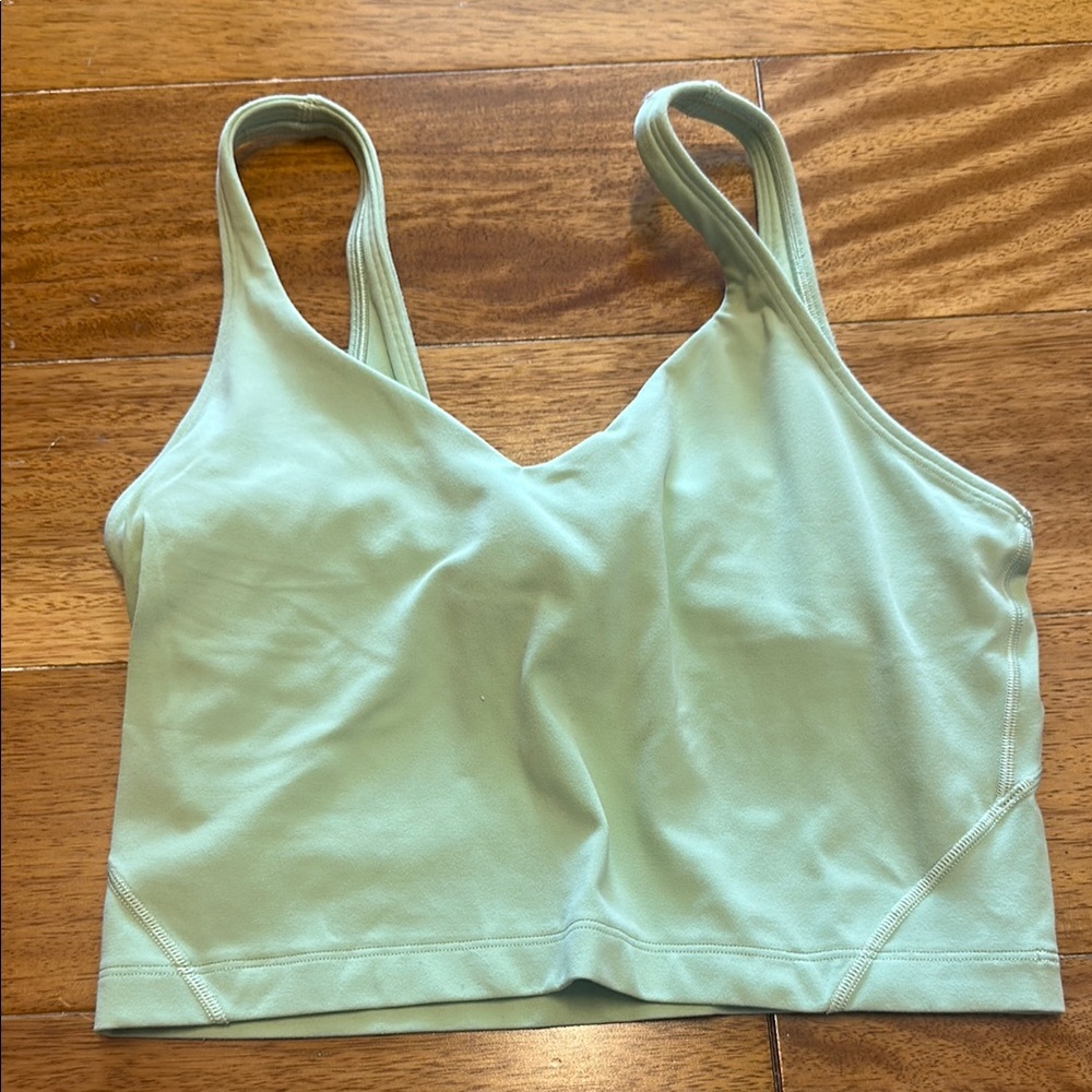 Mint Green align tank Sports Bra Lululemon